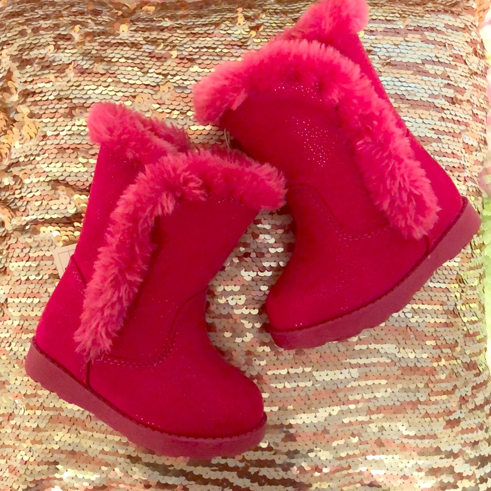 Cat & Jack size4 Fuchsia Katrina style tot Boots